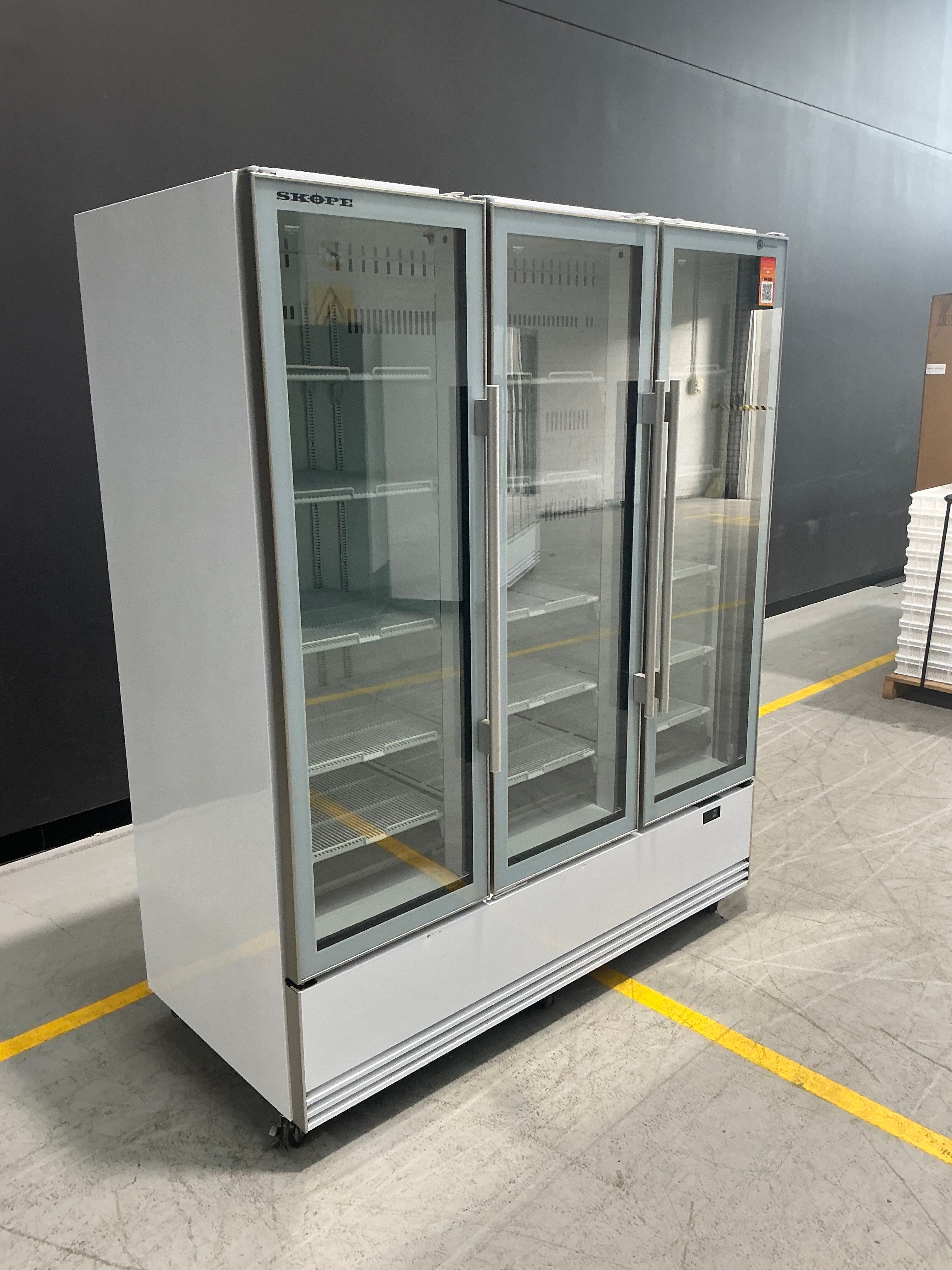 Skope - BME1500N-A - 3 Glass Door Display Fridge