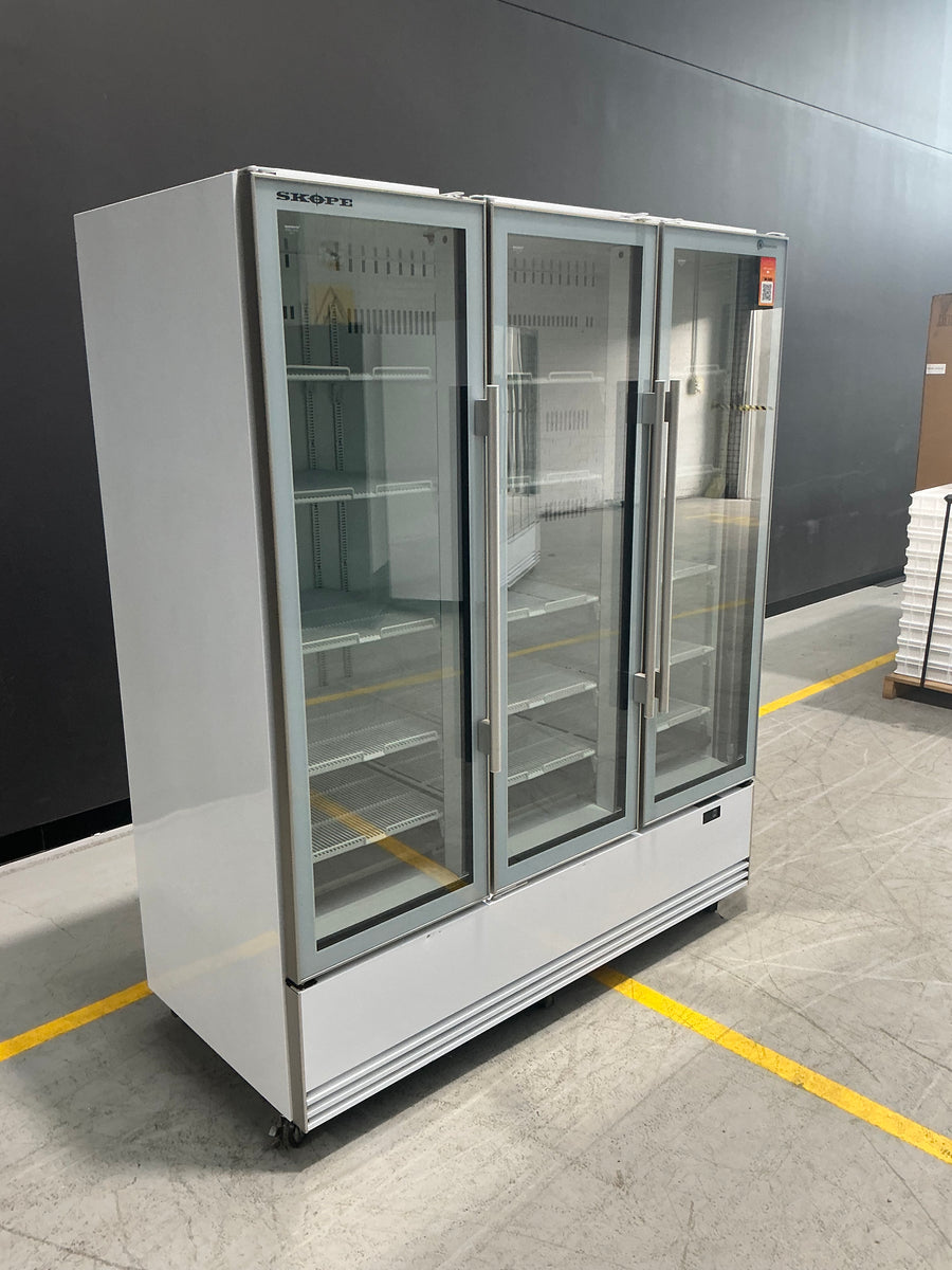 Skope - BME1500N-A - 3 Glass Door Display Fridge