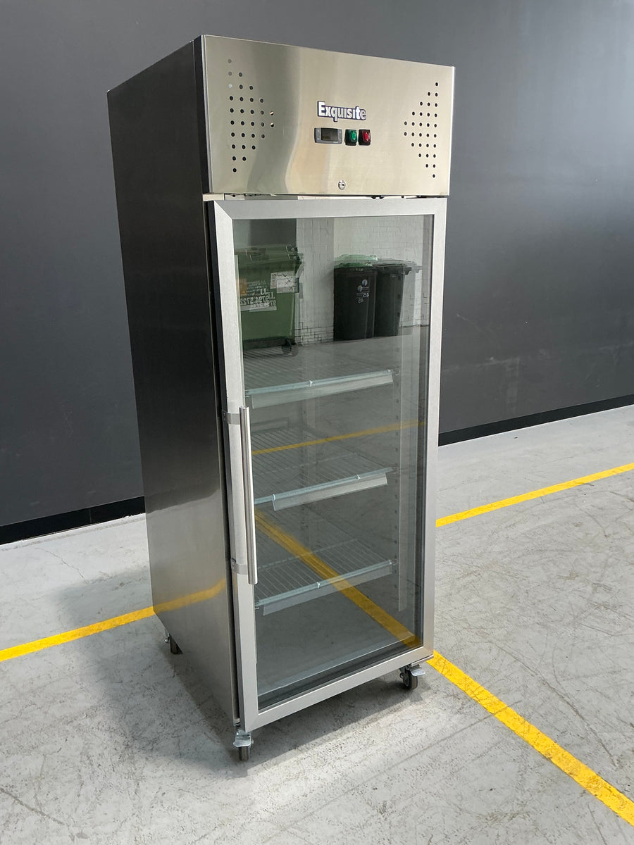 Exquisite - GSC650G - Single Glass Door Storage Fridge
