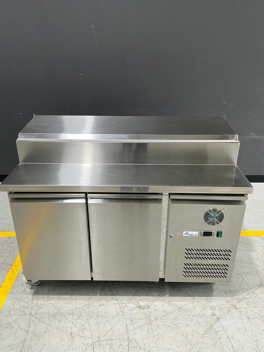 FED-X XSS7C13S2V 282L Two-Door Sandwich Prep Counter