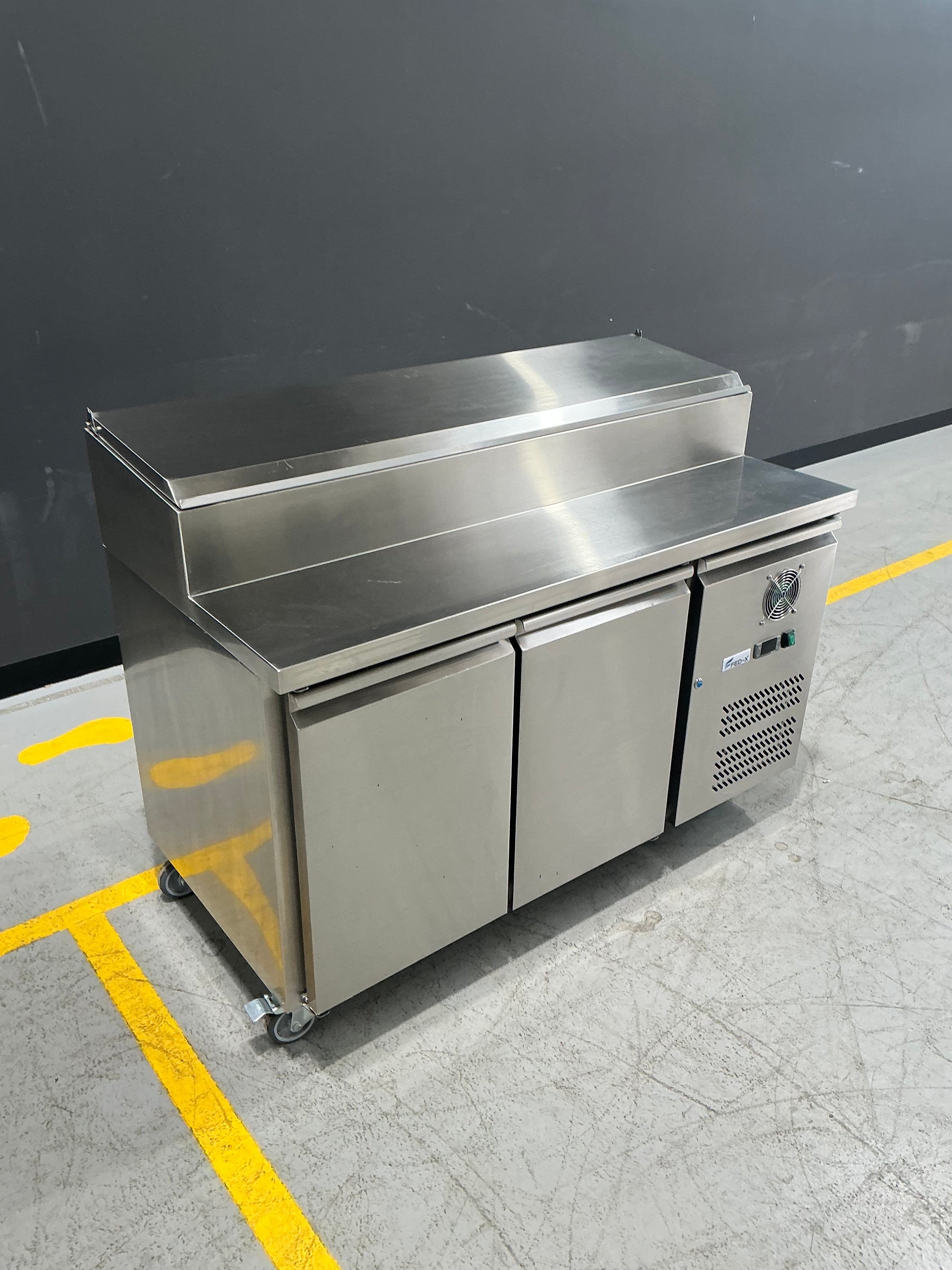 FED-X XSS7C13S2V 282L Two-Door Sandwich Prep Counter