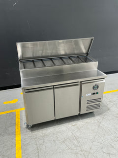 FED-X XSS7C13S2V 282L Two-Door Sandwich Prep Counter