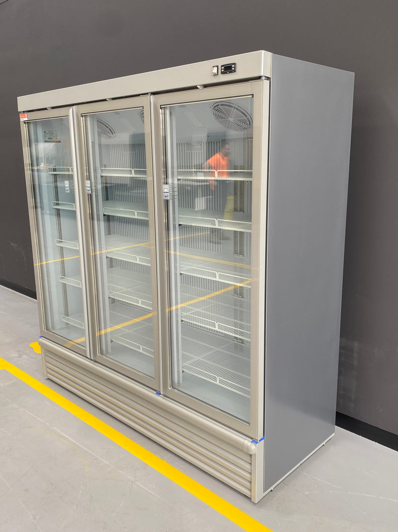 Iarp ASIA 165 3 Door Upright Glass Door Freezer