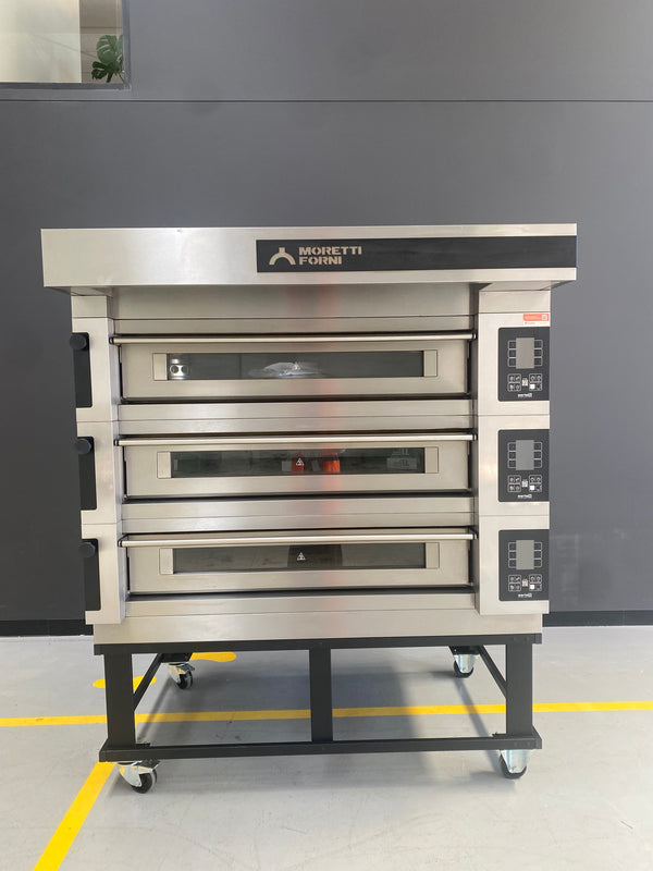 MORETTI FORNI Triple deck Electric pizza oven Series S - COMP S120E/3/S