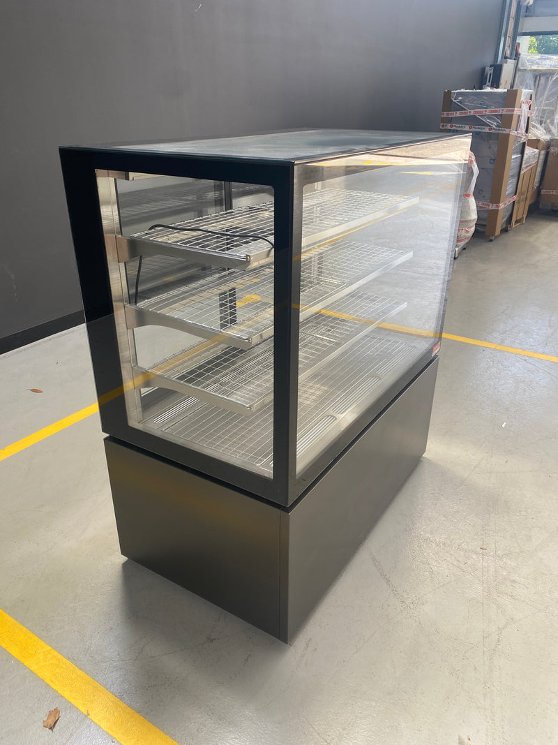 Anvil Square Glass 4 Tier Hot Display 1200mm