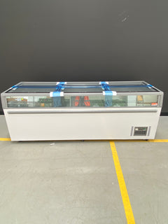 Thermaster - ZCD-L250G - Supermarket Island Freezer with Glass Sliding Lids