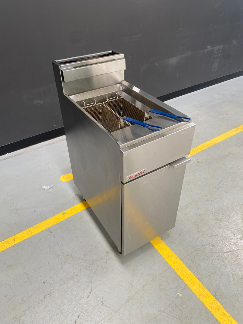 FastFri - FF18 - 400mm Gas Deep Fryer - Single Pan