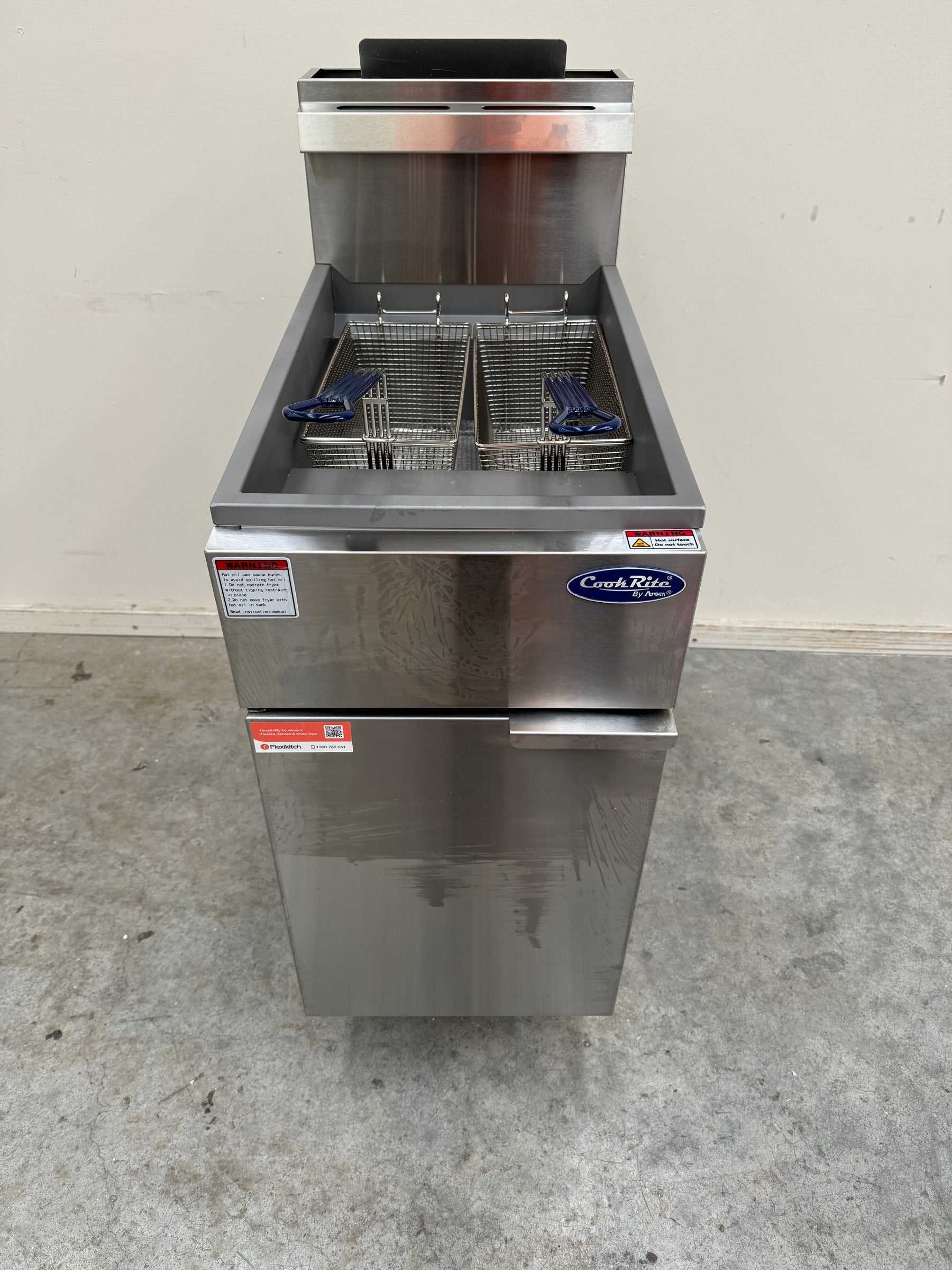 Cookrite ATFS-40 3 Burner Gas Fryer - Natural Gas