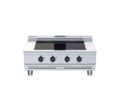 Waldorf 800 Series INL8400F-B - 900mm Electric Induction Cooktop Low Back Version - Bench Model