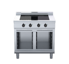 Waldorf 800 Series INL8400F-CB - 900mm Electric Induction Cooktop Low Back Version - Cabinet Base