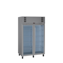 Williams Pearl - Two Door Stainless Steel Upright Display Freezer
