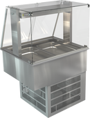 Cossiga Refrigerated No Gantry Silver 805mm LSRF2-NG