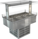 Cossiga Refrigerated No Gantry Silver 1145mm LSRF3-NG