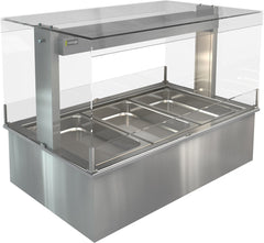 Cossiga Refrigerated No Gantry Silver 1145mm LSRF3-NG