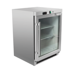 Exquisite MF210G One Solid Glass Underbench Freezer