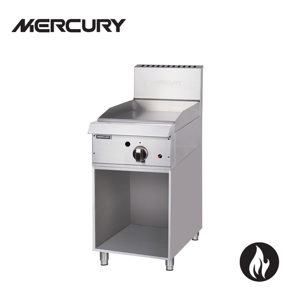 Mercury MGN-15-F - 1 'U' Shape Burner w/ 381 x 510 Griddle - Cooktop on Cupboard Stand