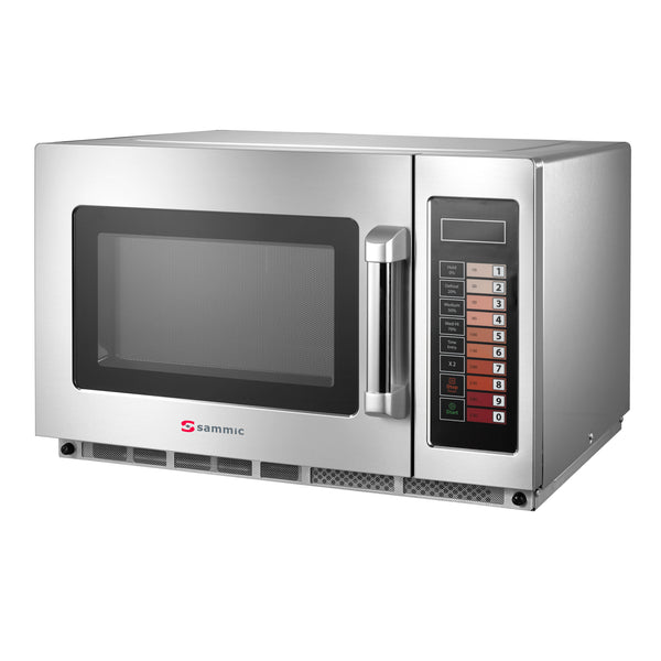 Sammic 1800W Static Ceramic Base Microwave With Shelf Kit