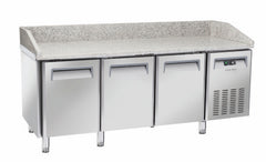 Saltas Marble Top Pizza Fridge 3 Door