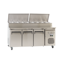 Exquisite MTC363H Stainless Steel Top Food Preparation Refrigerators