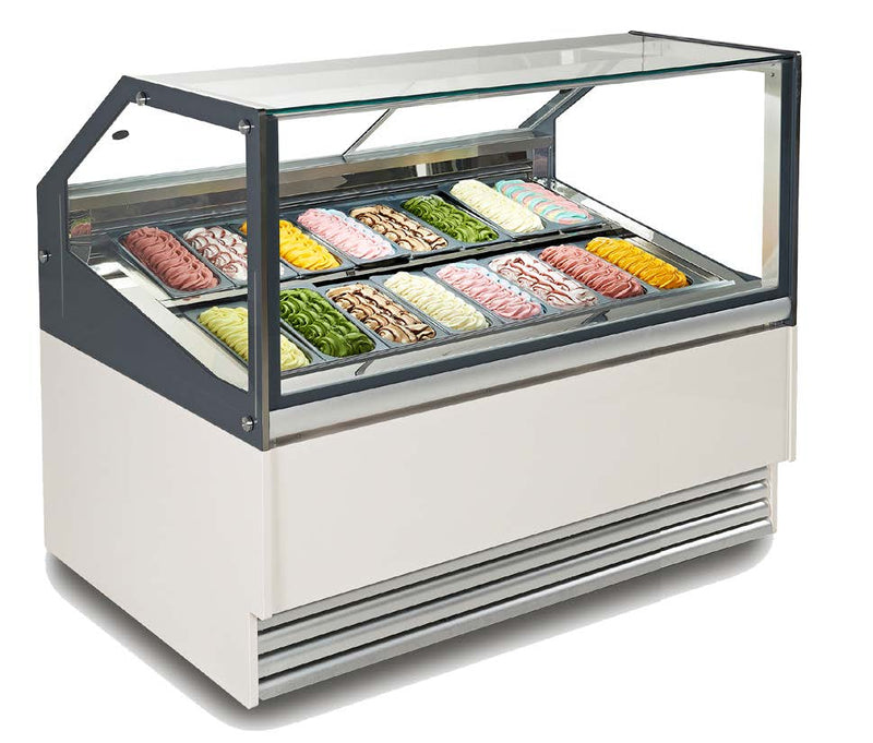 Exquisite IC16T – 16 Tubs Ice Cream Scooping Freezer