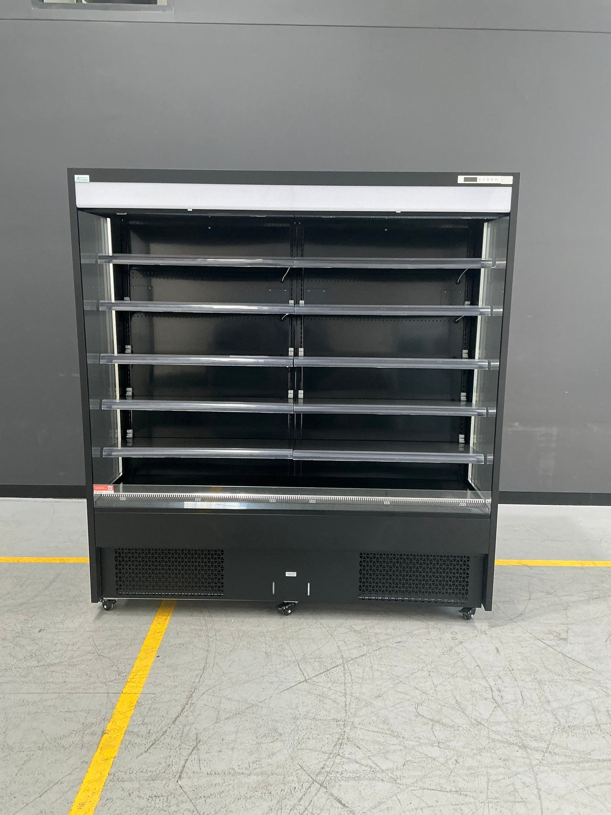 Thermaster OC-1830B black open beverage display, serial 4361021801-001584K0339 0008