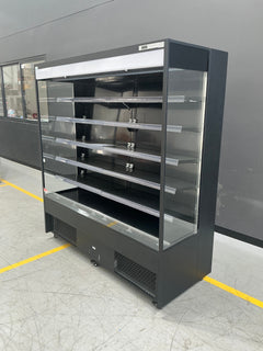 Thermaster OC-1830B black open beverage display, serial 4361021801-001584K0339 0008