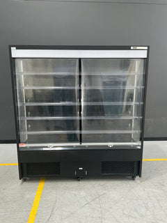 Thermaster OC-1830B black open beverage display, serial 4361021801-001584K0339 0008