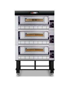 Moretti Forni COMP P110G A/3/S Triple Deck Gas Deck Oven on Stand