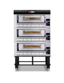 Moretti Forni COMP P110G B/3/S Triple Deck Gas Deck Oven on Stand