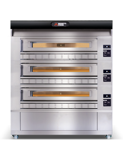 DoubleMoretti Forni COMP P150G A/3 Triple Deck Oven on Prover