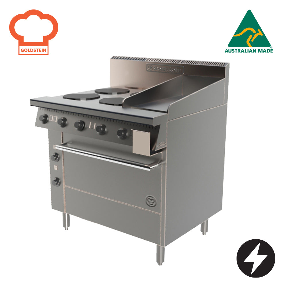 Goldstein  PE4S12G28 4 Hot Plates & Griddle - Electric Oven