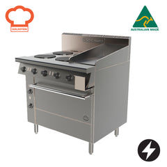 Goldstein  PEC4S12G28 4 Hot Plates & Griddle - Electric Convection Oven