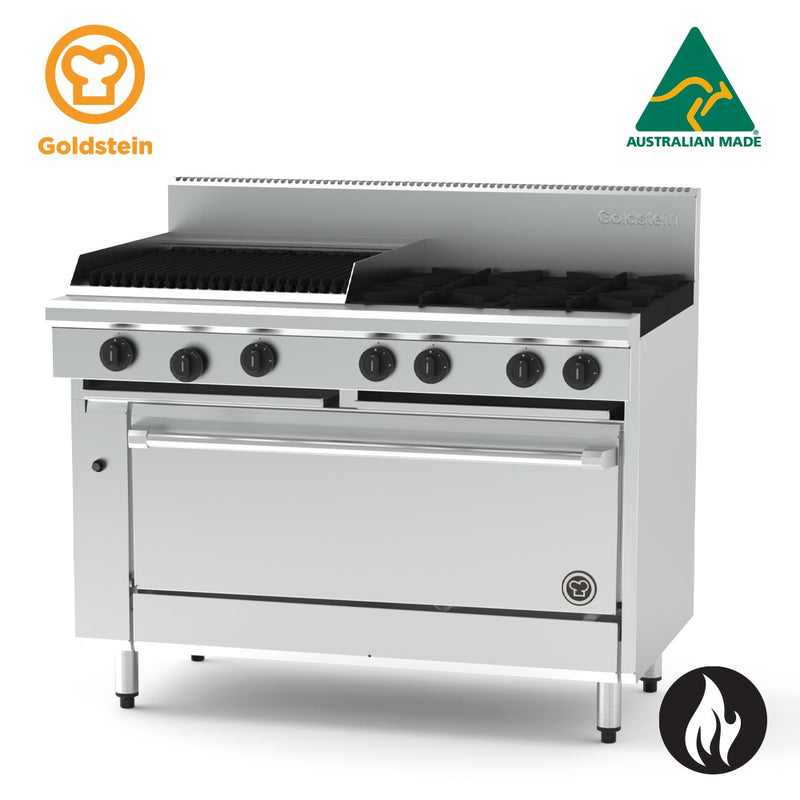 Goldstein  PF24Q440EFF 4 burners & BBQ Chargrill - Fan Forced Electric Ovens