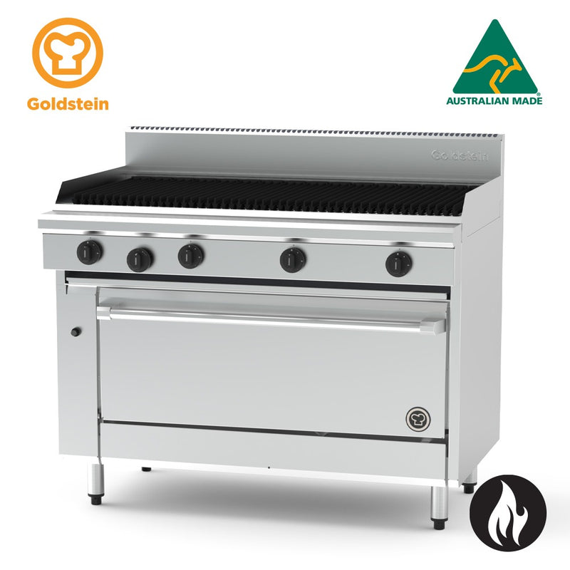 Goldstein  PF48Q40 1219 x 510 BBQ Chargrill - Static Gas Oven