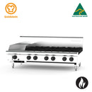 Goldstein PFB12G6 - 305X20mm Griddle & 6 Burner - Gas Cooktop