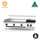 Goldstein PFB36G2-X - 2 Burners & Griddle - Gas Cooktop