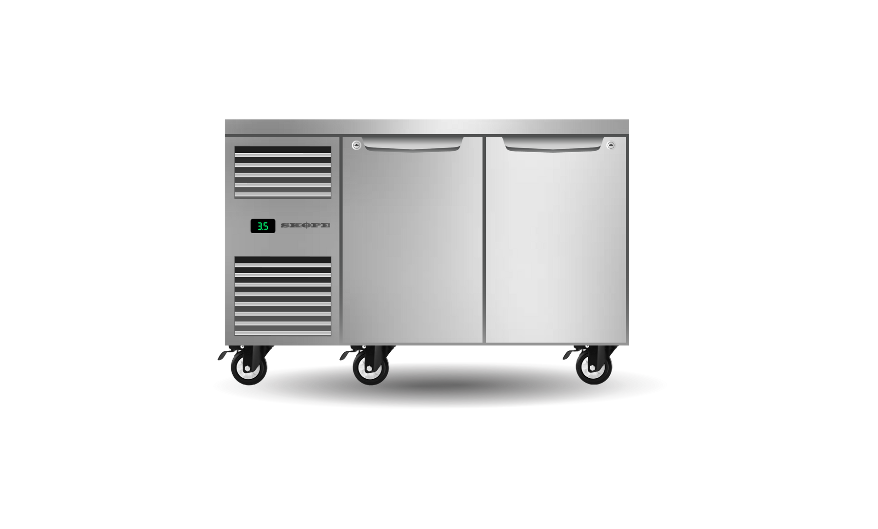 Skope Two Solid Door Underbench GN 1/1 Fridge