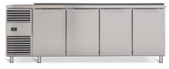 SKOPE ProSpec Four Solid Door Salad Preparation GN 1/3 Drop-in Collar Fridge PG13.PPS.DC.4.SD