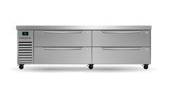 Skope Four Drawer, Two Bay, ChefBase GN 2/1 Fridge