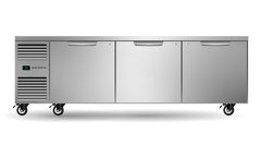 Three Solid Door Underbench GN2/1 Right Hand Fridge