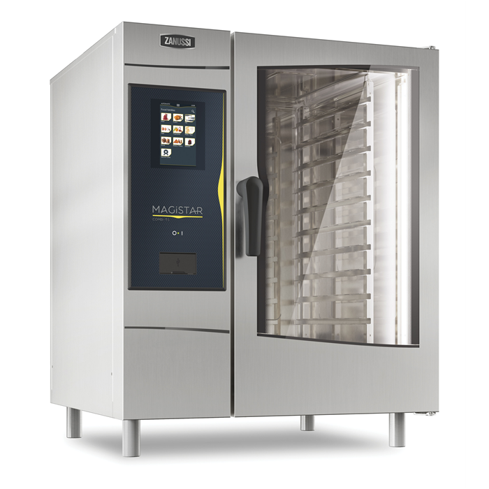 Zanussi 10 GN 1/1  Electric Combi (10 Trays). Touch Screen, Boiler Generated Steam