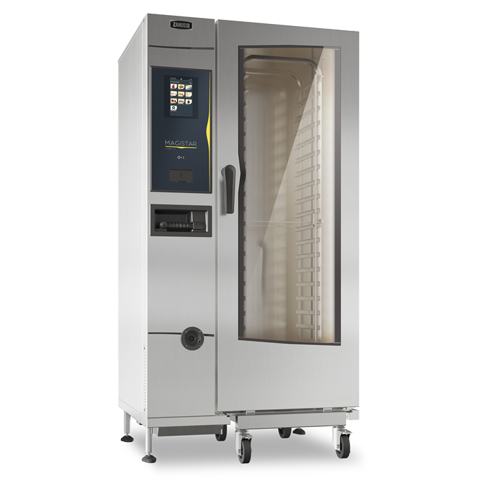 Zanussi 6 GN 1/1 Electric Combi (6 trays). Touch Screen, Boiler Generated Steam