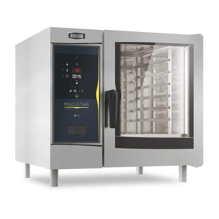 Zanussi 6 GN 1/1  Electric Combi (6 Trays). Digital Controls, Boiler Generated Steam