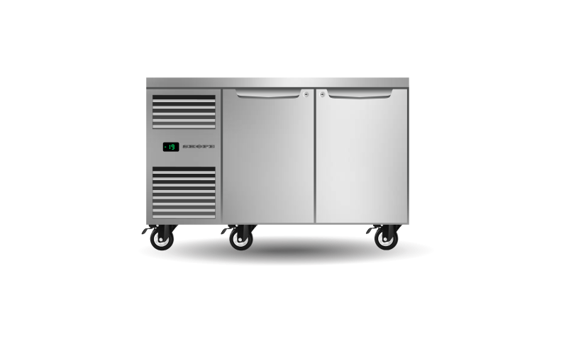 SKOPE PG11.UBF.2.SD ProSpec 2 Solid Doors Underbench GN1/1 Freezer