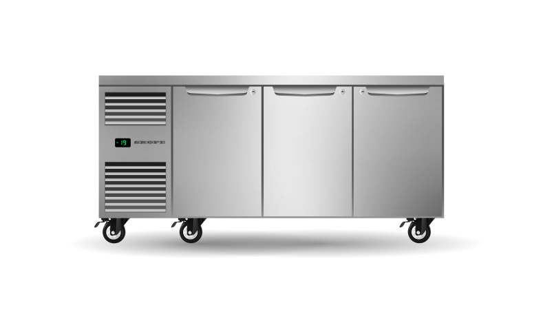 SKOPE PG11.UBF.3.SD ProSpec 3 Solid Doors Underbench GN1/1 Freezer