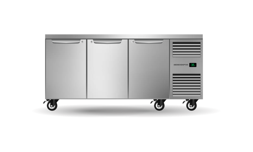 SKOPE PG11.UBR.3.SD.RH ProSpec 3 Solid Doors Underbench GN 1/1 Right Hand Fridge