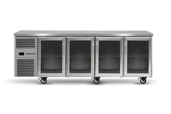 SKOPE RF7.UBR.4.GD ReFlex 4 Glass Doors Underbench GN 1/1 Compatible Fridge