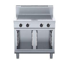 Waldorf 800 Series RN8104E-CB - 900mm Electric Solid Top - Cabinet Base
