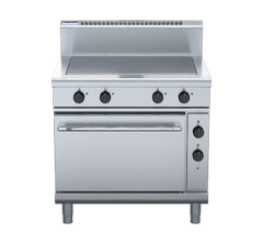 Waldorf 800 Series RN8114E - 900mm Electric Solid Top Static Oven Range