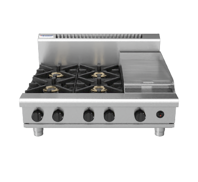 Waldorf 800 Series RN8603G-B - 900mm Gas Cooktop Bench Model